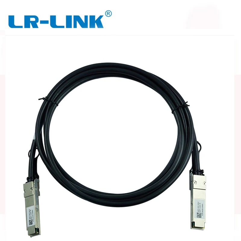 

LR-LINK QSFP+ to QSFP+ 3M 40G Passive Direct Attach Copper Twinax Cable