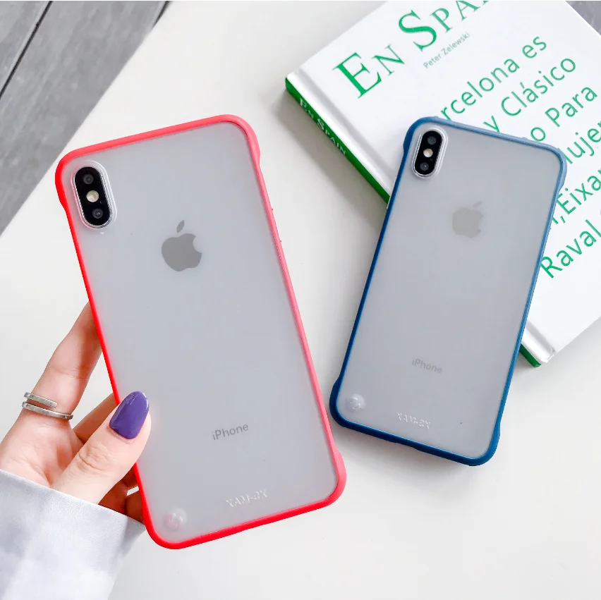 

Phone Case For iPhone 6 6s 7 8 Plus X XR XS Max Luxury Matte Frameless Design Scrub Hard PC For iPhone X Phone Case Cover