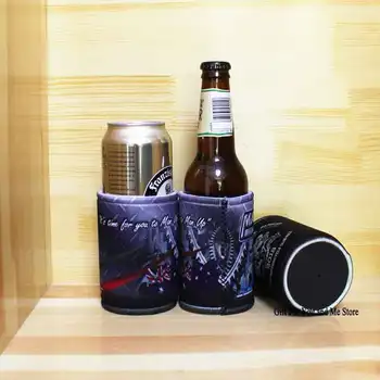 

150pcs/lot Custom Logo Neoprene Stubbie Coolers Insulated Can Cover Picnic Bags Wedding Gifts Can Cooler Bag Custom Coolers
