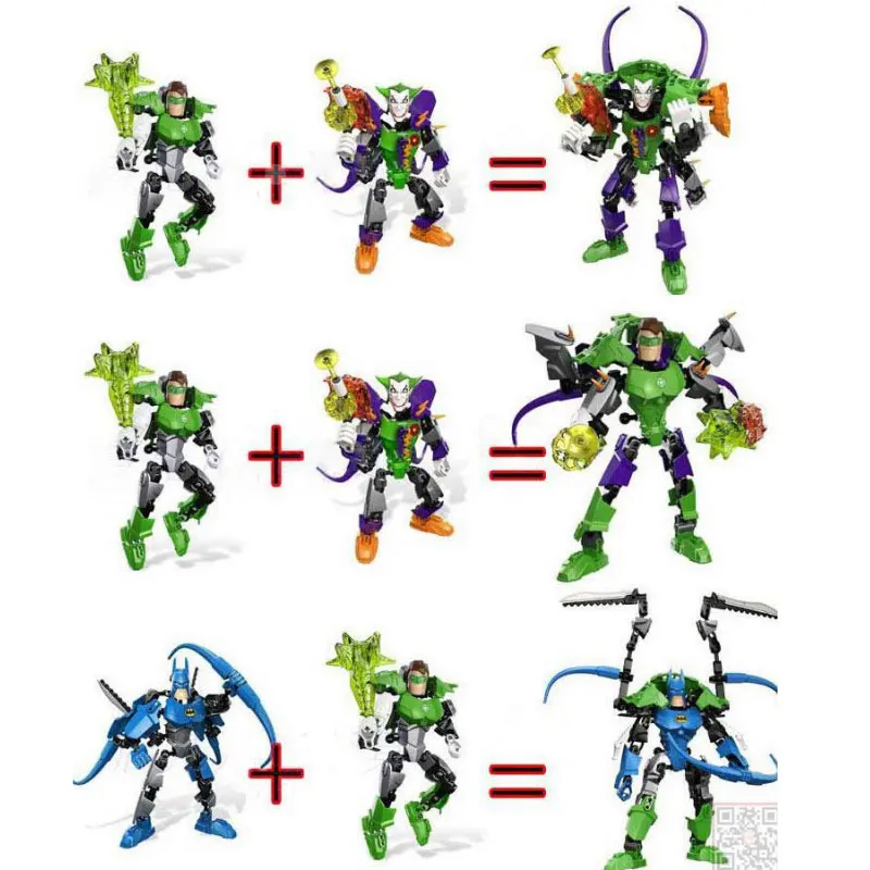 Splicing Avengers Hero Captain Captain America Batman Puzzle Children Building Action Game Model Brick Kids Toys