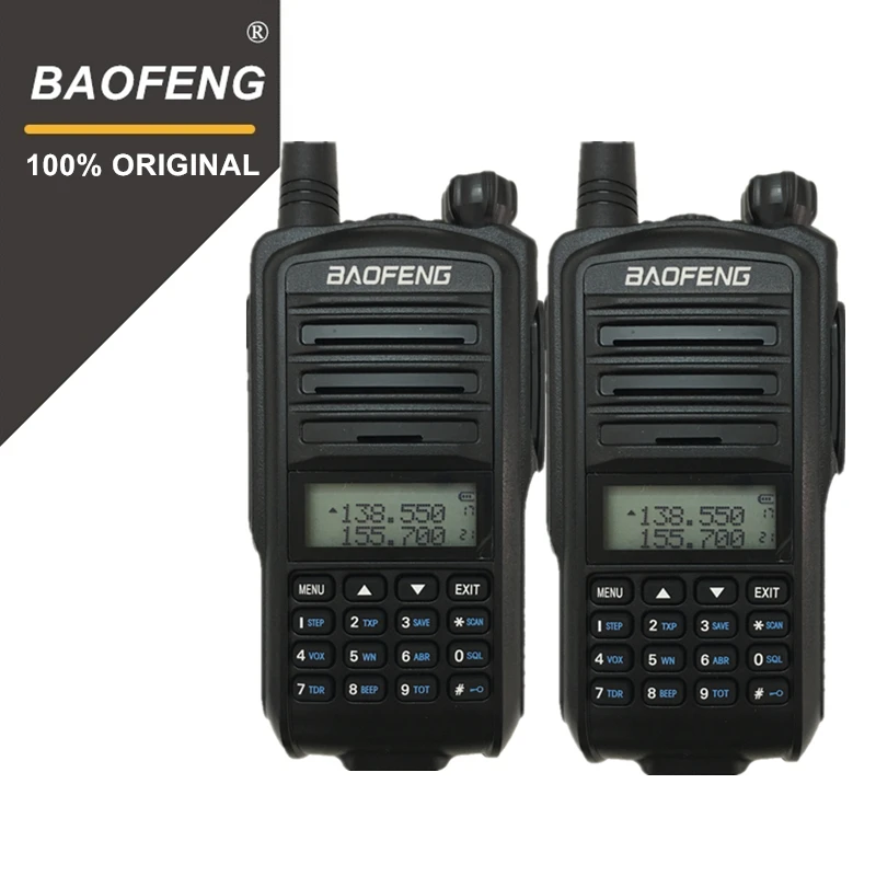 

2PCS 100% Original BaoFeng UV-7R Long range Hunting Walkie Talkie Dual Band VHF/UHF 136-174Mhz&400-520Mhz UV7R Two Way Radio