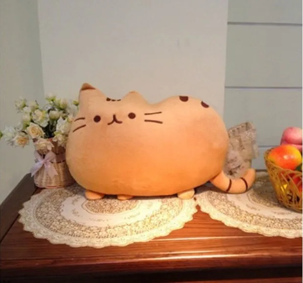 Creative Cartoon Animal Soft Plush Toy Stuffed Big Fat Cat cushion For home decoration