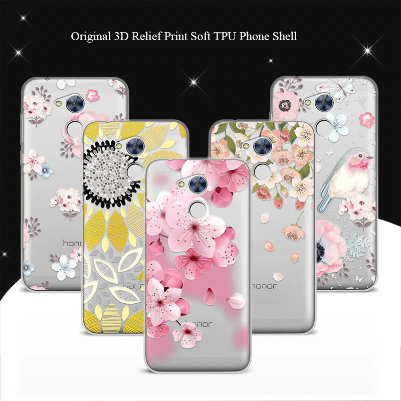 

Phone Cases For Huawei Honor 6A Case Cover 3D Relief Soft Silicone TPU Back Covers Coque For Huawei Honor 6A Funda 5.0 inch Lac