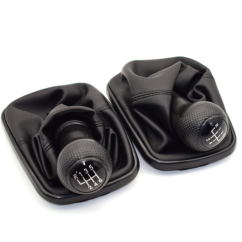 Ручка переключения передач для Volkswagen VW MK4 Golf 4 IV GTI R32 Jetta Bora Red Stitch 23 мм 5/6