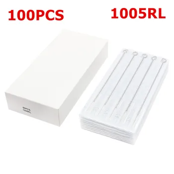 

100PCS Assorted Disposable Sterilized Standard Round Liner Tattoo Needles 5RL For Tattoo Supply Free shipping
