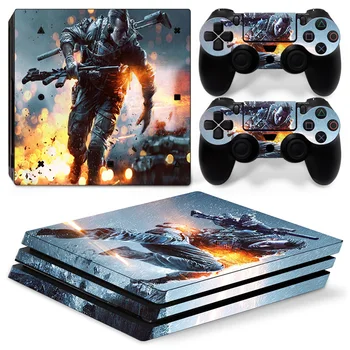 

free drop shipping Game of Vinyl Skin Sticker For Sony PS4 Pro Console+Controllers Skin Decal #TN-P4Pro-0168