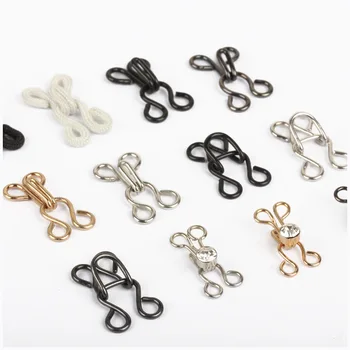 

DIY Apparel Sewing Buckles Plating alloy Underwear Overcoat Invisible Pants Button Hook 100pc/lot