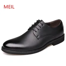 Mens Formal Leather black Dress Shoes for Men Classic Office Leather Oxfords Shoes Men Herren Schuhe Man Business Shoes heinrich hot sale genuine leather handmade formal shoes men vintage carved lace up oxfords top quality flat shoes schuhe herren
