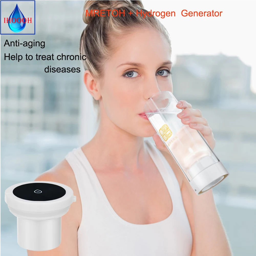 

MRETOH 7.8Hz/Hertz Earth frequency Activated water Molecular Resonance Effect Technology and Hydrogen generator H2 water cup