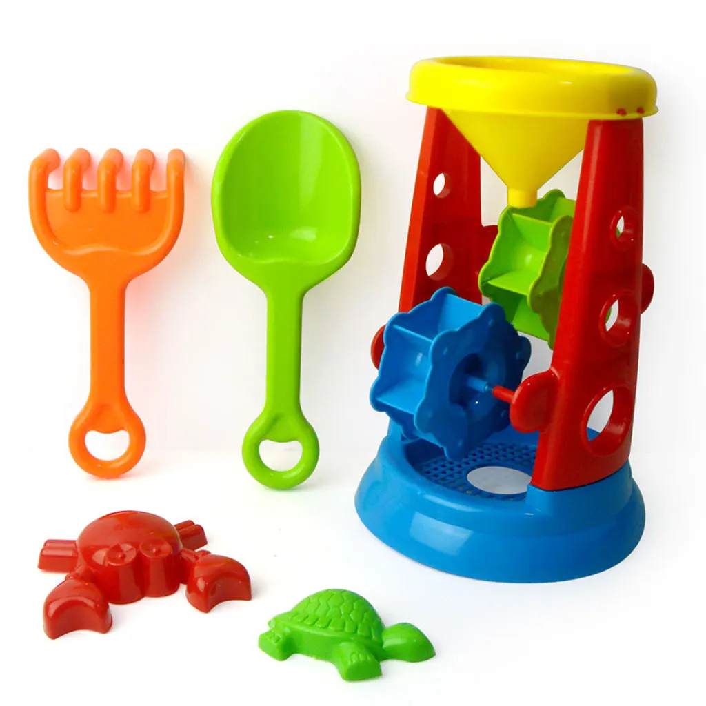 Newest Kids Beach Sand Wheel Play Set Beach Toys Kids Beach Educational