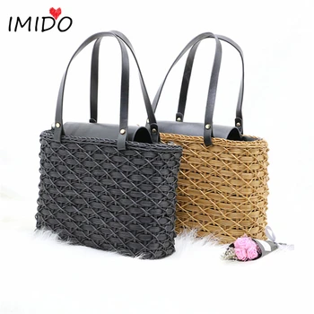 

2019 New Hand Made Bags Summer Rattan Shoulder Bag Bohemia Handbag Bali Holiday Beach Bag
