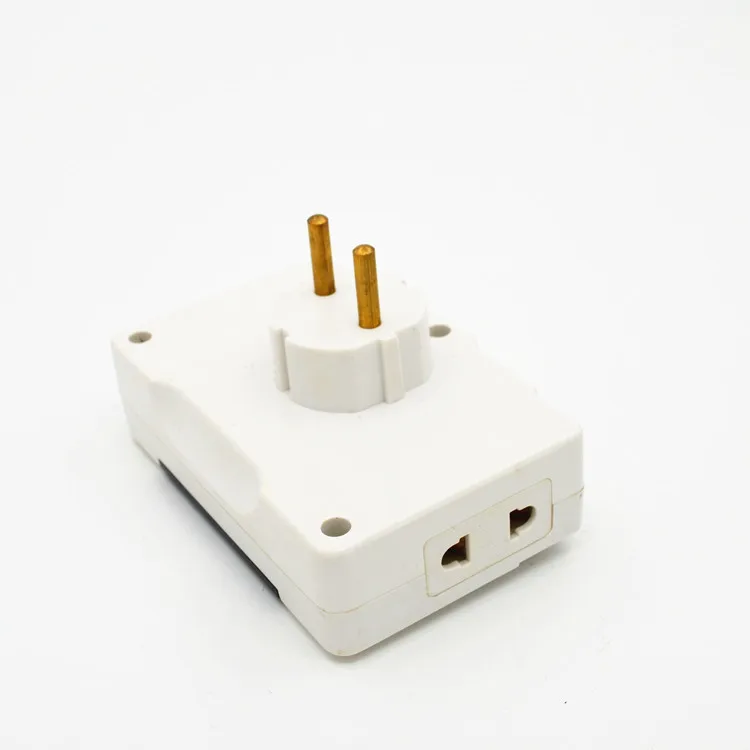 New independent switch Germany socket Splitter 1 jacks 1 way outlet extend plug socket UK/US/EU/AU to Germany converter