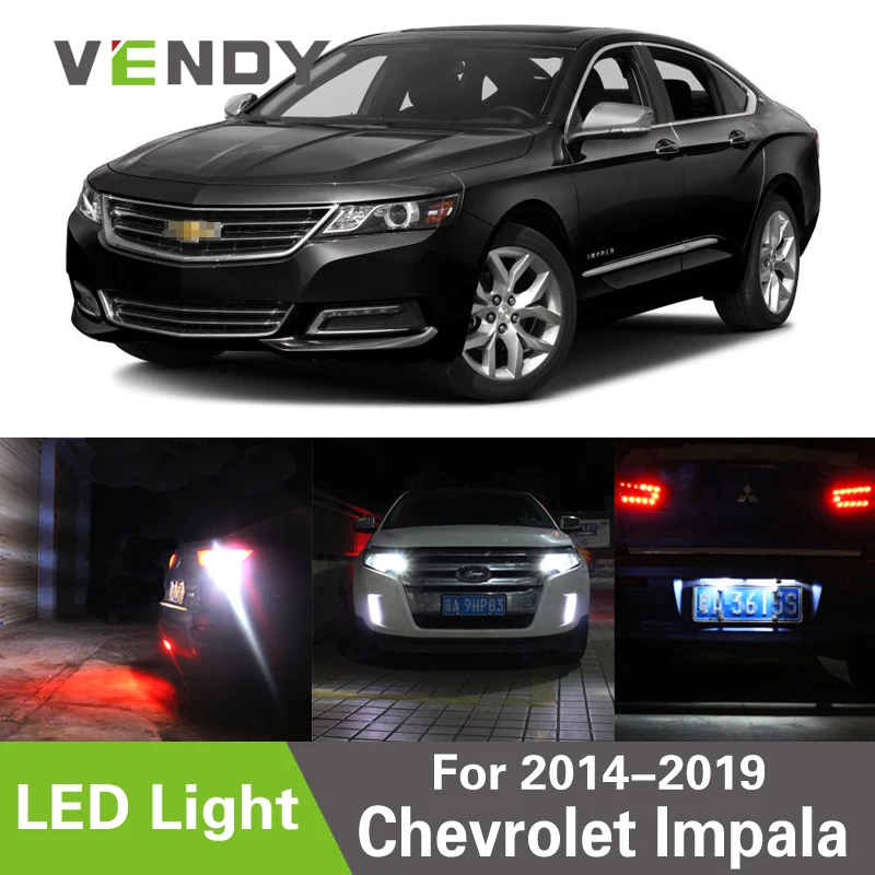 Светодиодный светильник VENDY 1 шт. для Chevrolet Impala 2014 2019 лампа номерного знака заднего