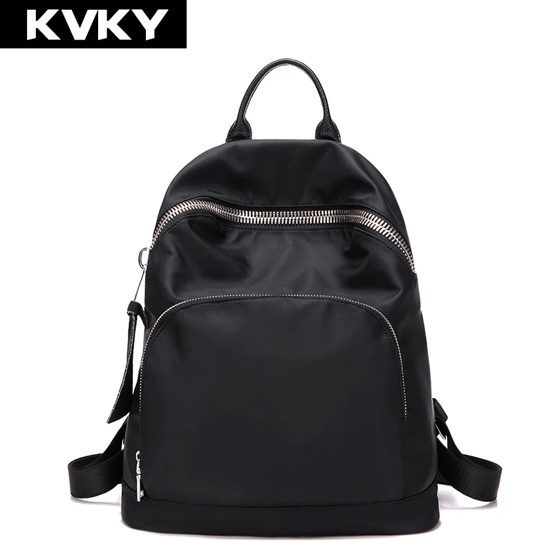 

KVKY Womens Waterproof nylon backpacks Travel Bags Student School Bag Girl Backpacks Casual Travel Mountaineer Rucksack bolsas