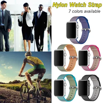 

Hot iwatch 3 band 42mm 38mm correa Nylon wrist bracelet watch Accessories New Sport Loop strap For Apple Watch band 4 42mm 38mm