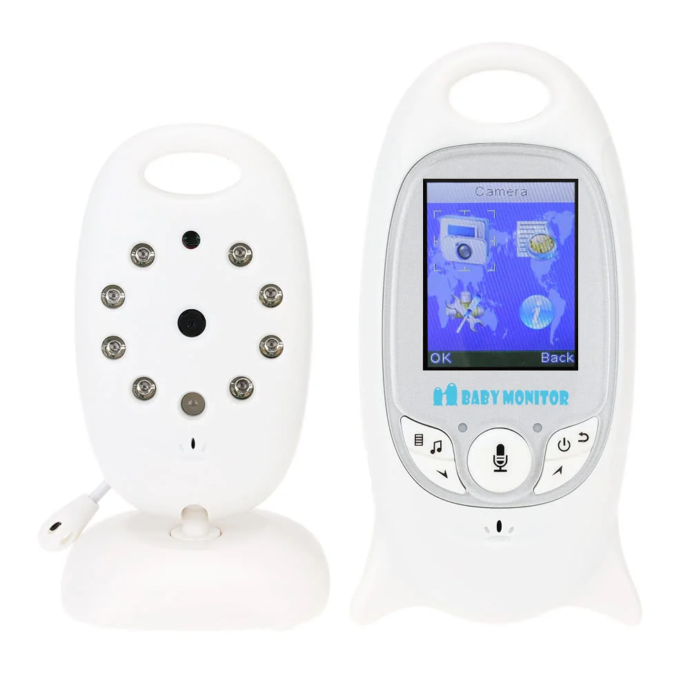  VB601 Wireless Baby Video Monitor Rechargeable Battery Nanny Camera With 2 Inch Display Temperature
