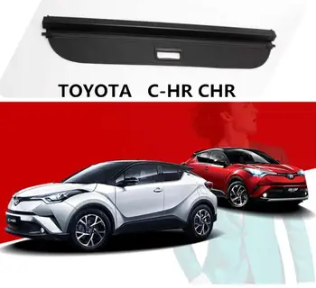 

Aluminium alloy + Fabric Rear Trunk Security Shield Cargo Cover For TOYOTA C-HR CHR 2017 2018 2019 Car Accessories