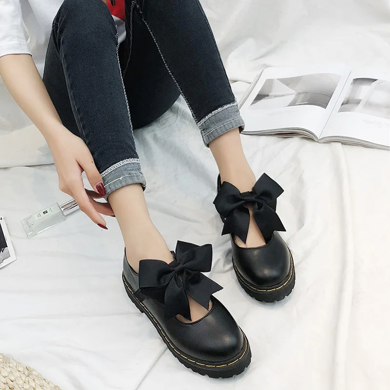 04 Harajuku Rétro Nouvelle 06 En Classique Petites Sauvage Chaussures Plates coréen Vent Cuir Simples 05 03 2018 Collège Décontractées 02 Étudiants Pour Femmes 01 1d70nq7w