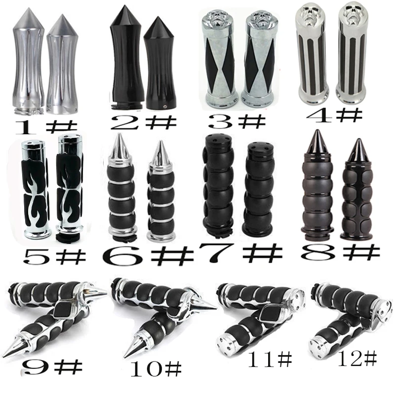 Ручки для мотоцикла Harley Softail Fat Boy FLSTF ручки 25 мм 1 дюйм Suzuki 8 m M50 M90 M95 C50 C90|Ручки