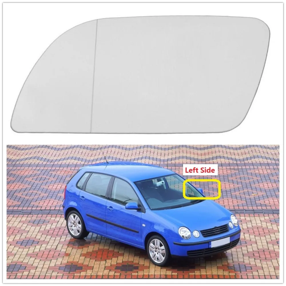 

Left Side For VW Polo Hatchback 2002 2003 2004 2005 Car-styling New Door Rear Heated Mirror Glass