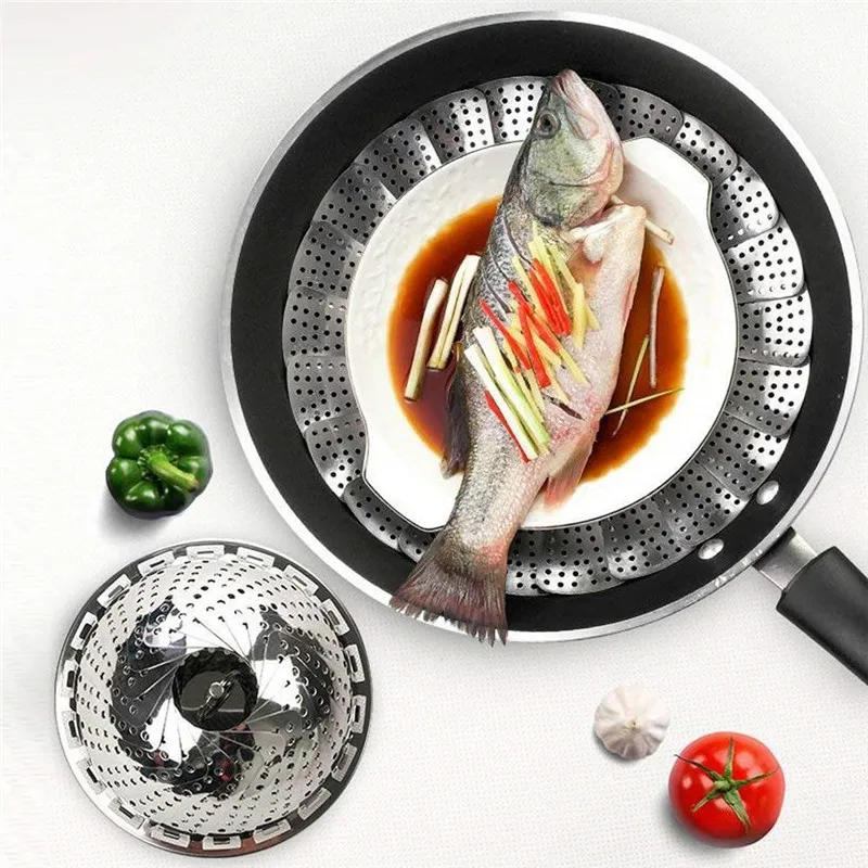 Stainless Steel Vegetable Steamer Food Steamer Basket Stainless Steamer