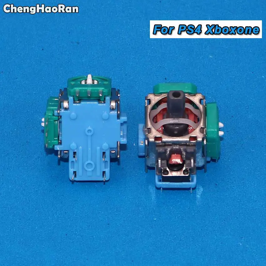 ChengHaoRan 2 шт. 3D Аналоговый джойстик оси сенсор модуль потенциометра Замена для PS4 Для Xbox One контроллер, 3 контакта