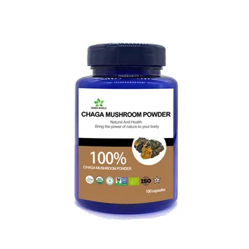 

Natural chaga mushroom powder 100pcs/bottle 100% chaga mushroom powder