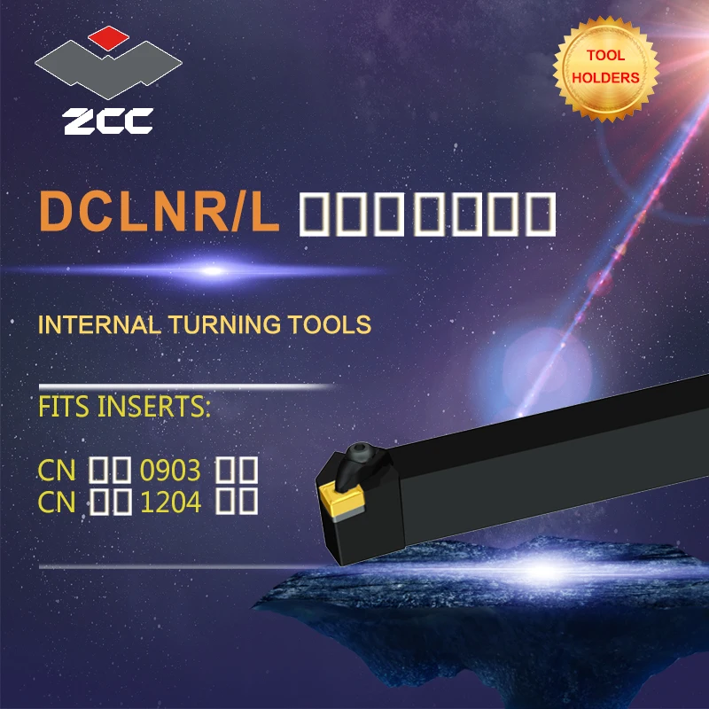 ZCC CNC lathe tool holder DCLNR DCLNL tungsten carbide cutting tool plate tools holder for cnc