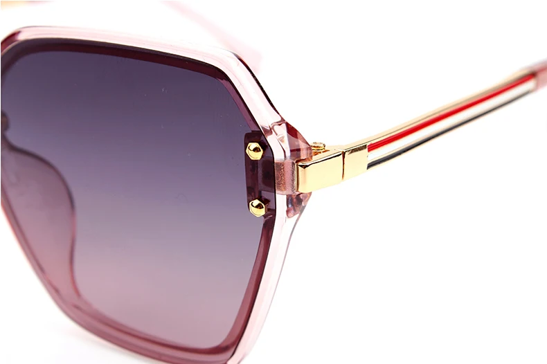 Королевские солнцезащитные очки MACOE с шестигранной оправой, дизайн, поляризационные солнцезащитные очки для женщин с защитой от уф400 лучей