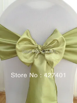 

Hot Sale Mint Taffeta Chair Sash For Wedding Event & Party Decoration