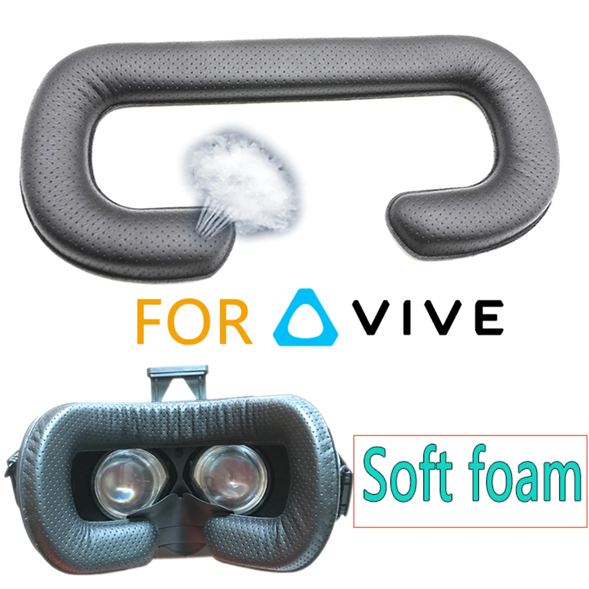 Сменные перфорированные накладки мягкая подушка для лица гарнитуры HTC vive vr
