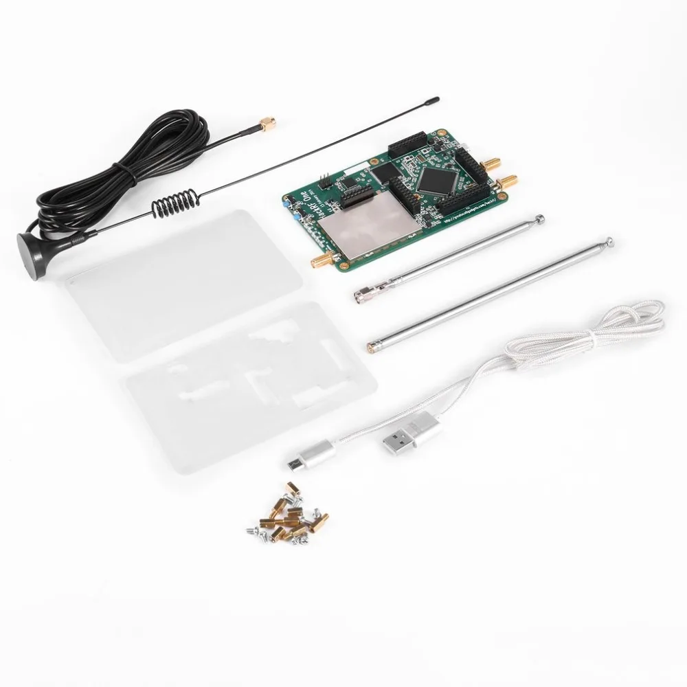 

HackRF One 1MHz-6GHz SDR Platform Software Defined Radio Development Board Signal Transceiver with Acrylic Shell Open Source J25
