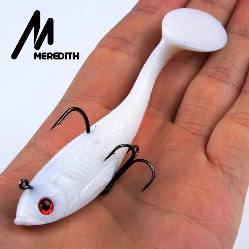 Meredith fishing 4 шт 19,4 г 10 см JXJ15-10 длинный хвост мягкие свинцовые рыболовные приманки Светящиеся рыболовные снасти мягкие приманки воблеры