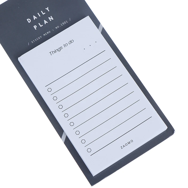 50 листов, чтобы сделать список проверки Липкие заметки блокнот для заметок школьные канцелярские принадлежности