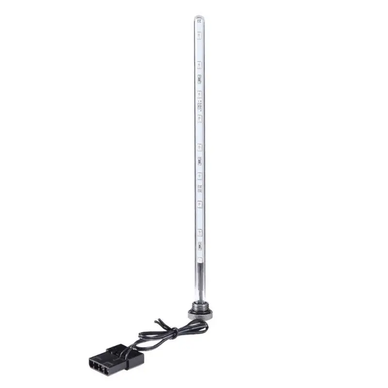 

22cm G1/4 Computer Cylinder Water Cooling Tank Virus Reservoir LED Light for 4P universal connector 4colors