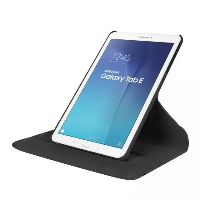 Чехол для samsung Galaxy Tab E 9,6 T560 T561 SM-T560 вращающийся на 360 умный чехол из искусственной кожи складной чехол-книжка для планшета+ ручка