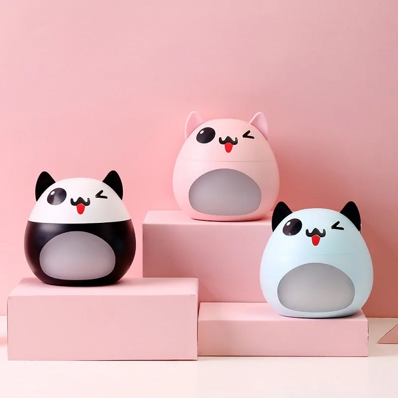 Reed Diffuser Sets Humidifier Creative USB Air Humidifier Silent Ultrasonic Diffuser Changing Cute LED Night Light Hot Jan17