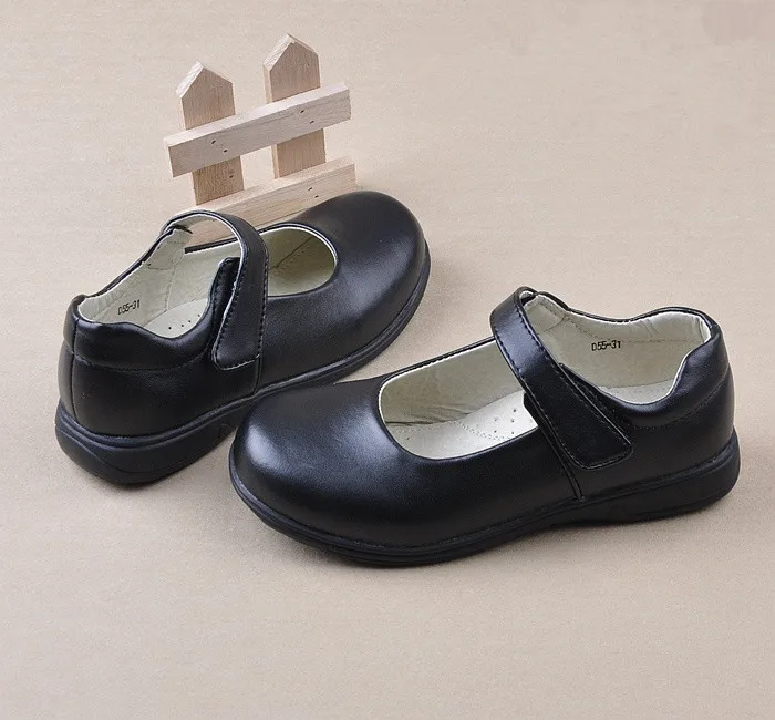 girls shoes Children Girl Student Shoes School Black Leather Shoes Girls Fashion Princess Shoes Kids Classic Glowing Uniforms Sinlge Shoes slippers for boy