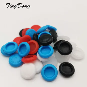 

100pcs/lot 5 Colors Joystick Caps Silicone Analog Grip Thumbstick button cap cover for Nintend Switch NS NX Accessories