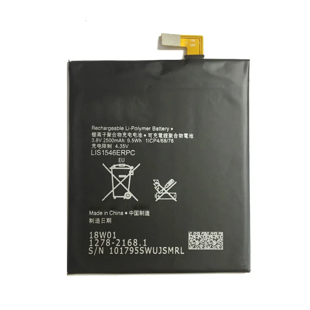 

YKaiserin LIS1546ERPC 2500mAh Cell Phone Battery For Sony Xperia C3 S55T S55U D2502 D2533 T3 M50W D5103