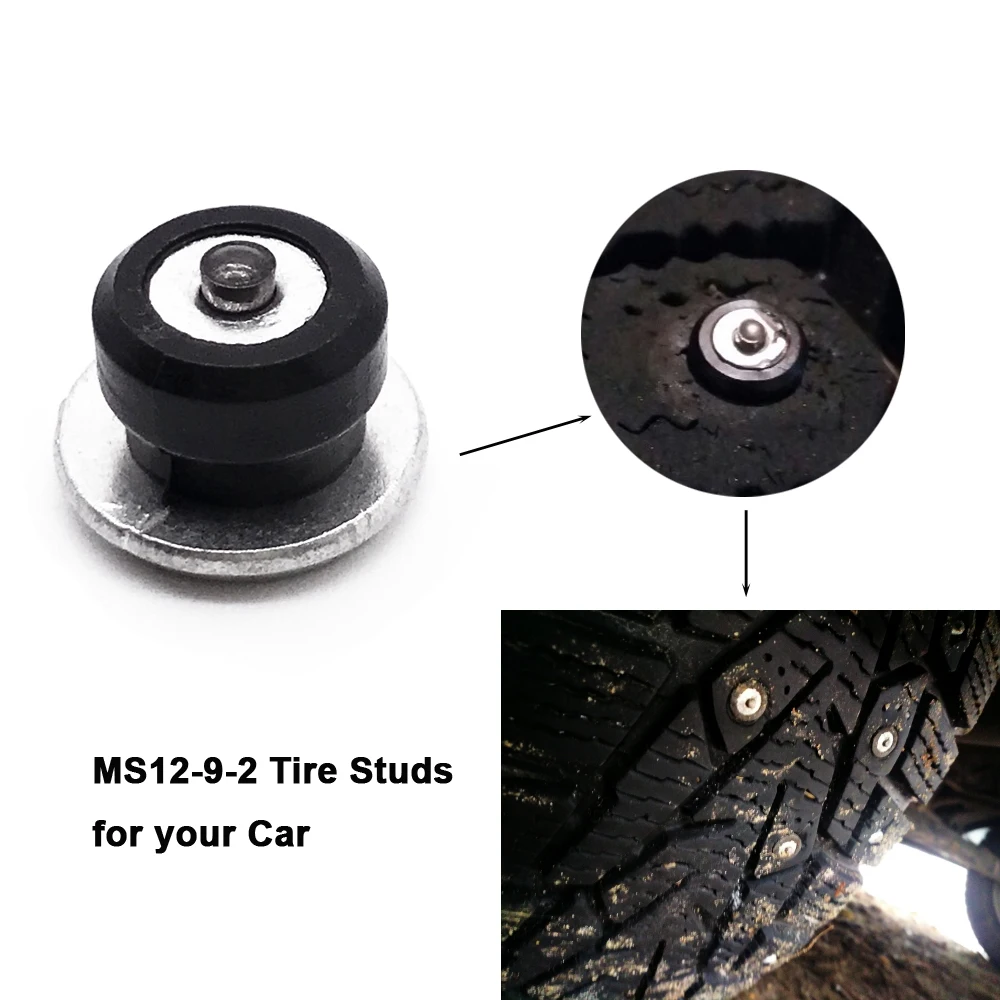 

Marrkey 9mm 500pcs Snow Chains Stud/Snow Spikes for Tires/Tire Studs Spikes for Auto Car Truck SUV ATV Motorcycle