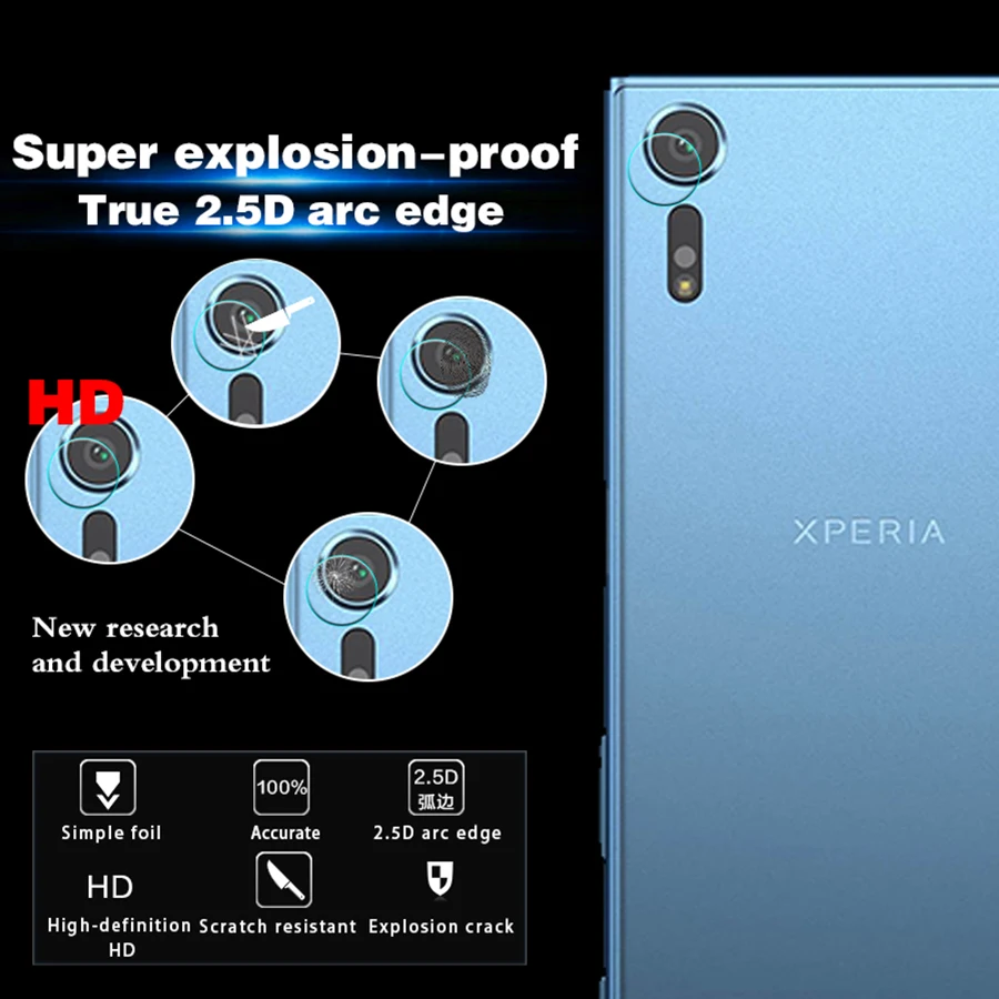 Ciaxy Стекло пленка задняя Камера объектив Экран из закаленного стекла для Sony Xperia Z3