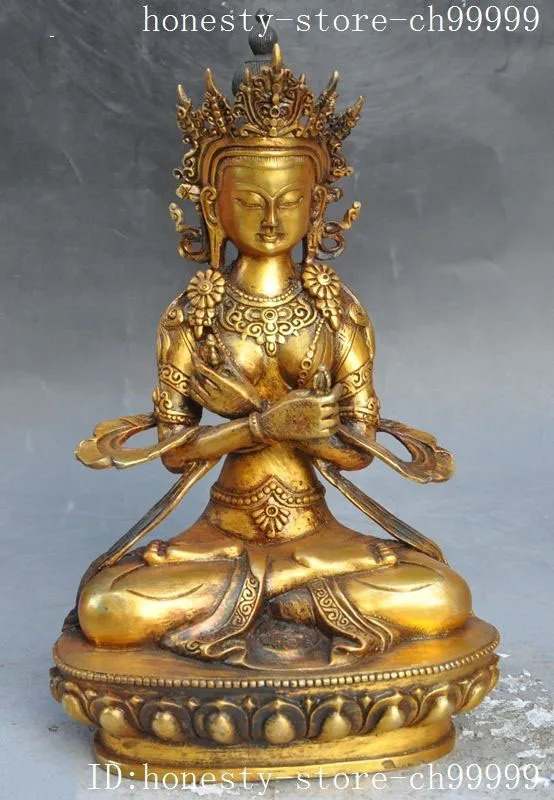 

christmas tibet buddhism Joss Bronze gilt vajra Tara Phurpa goddess kwan-yin buddha statue halloween