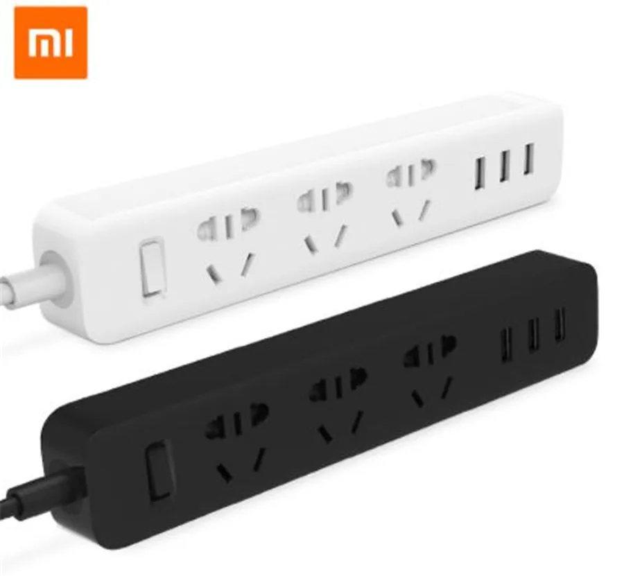 

Original Xiaomi Power Strip Socket with 3 USB Standard Extension Socket Plug Multifunctional Smart Power Strip Home Electronics