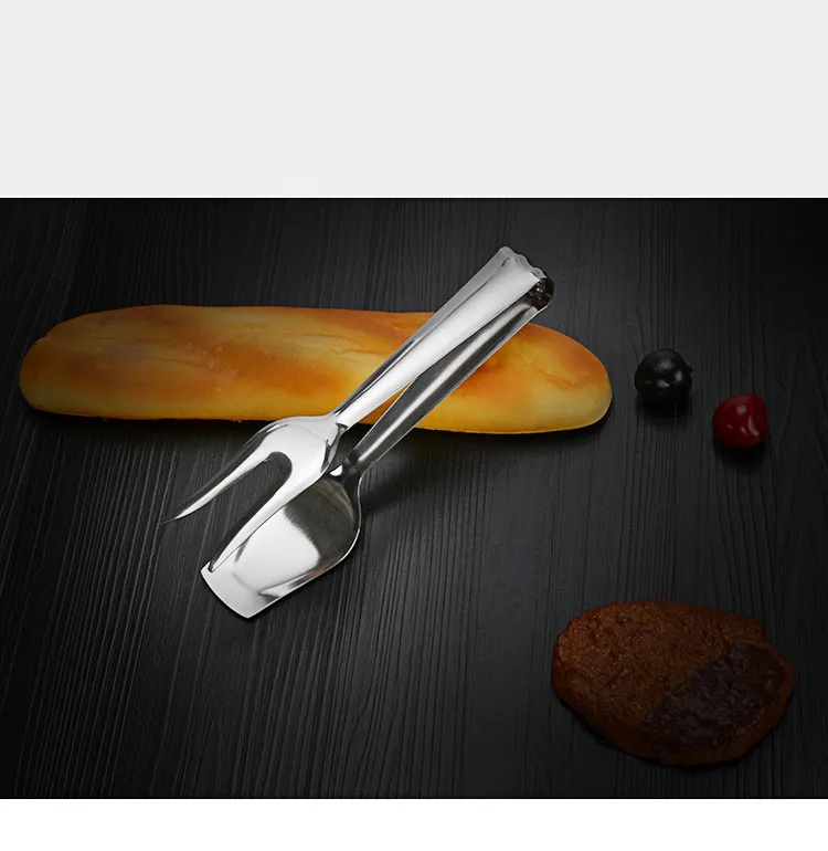 

1PC Multifunctional Stainless Steel Barbecue Clip BBQ Tongs Bread Meat Vegetable Clamp Cooking Tools LB 087