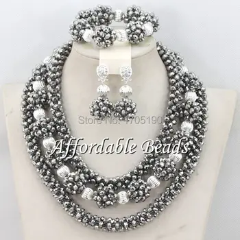 

Nice African Beads Jewelry Set New Arrival Wedding Party Jewelry Sets Hot Items BN122