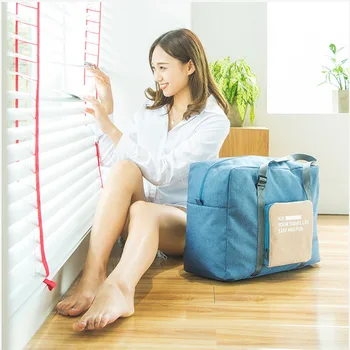 

New Men WaterProof Travel Bag Nylon Large Capacity Women Bag Foldable Travel Bags Ladies Hand Luggage Packing Cubes Organizer