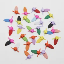 60 шт разноцветная краска цветок Металл Мини-Brads Декор украшение, скрапбукинг Застежка Поворотные кнопки для альбом «сделай сам» рамка