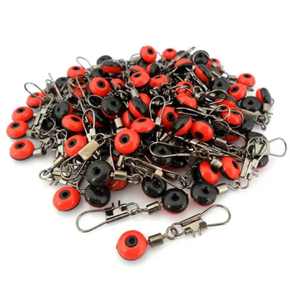 

20 Pcs / Pack Sea Barrel Swivels Snap Beans with Space Connector interlock Snap Connector for Fishing line Fishing Accessories