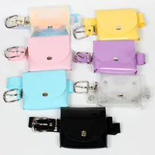 Модные прозрачные сумки, ПВХ ремень, Желейная сумка для женщин, поясная сумка, женская сумка для денег, телефона, Повседневная нагрудная сумка для женщин